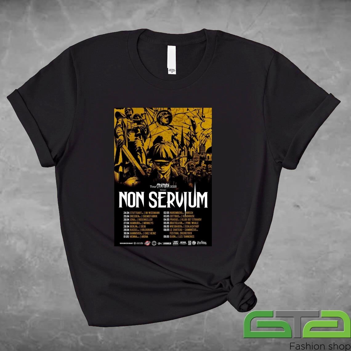 Non Servium EU Tour Criatura 2025 Shirt