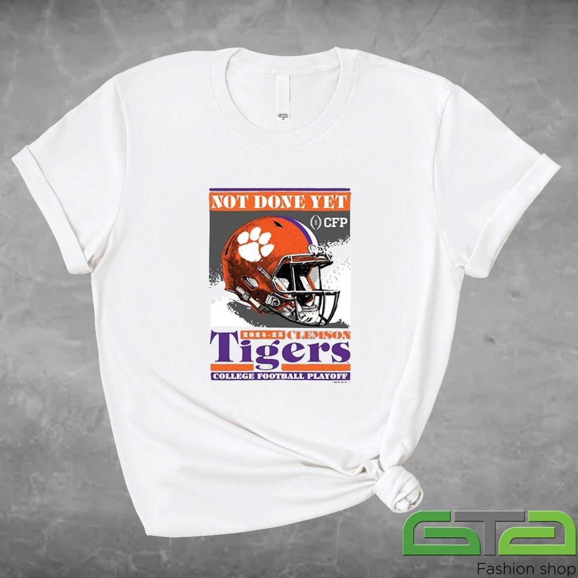 Official 2024 CFP Clemson We Are In Helmet T-shirt