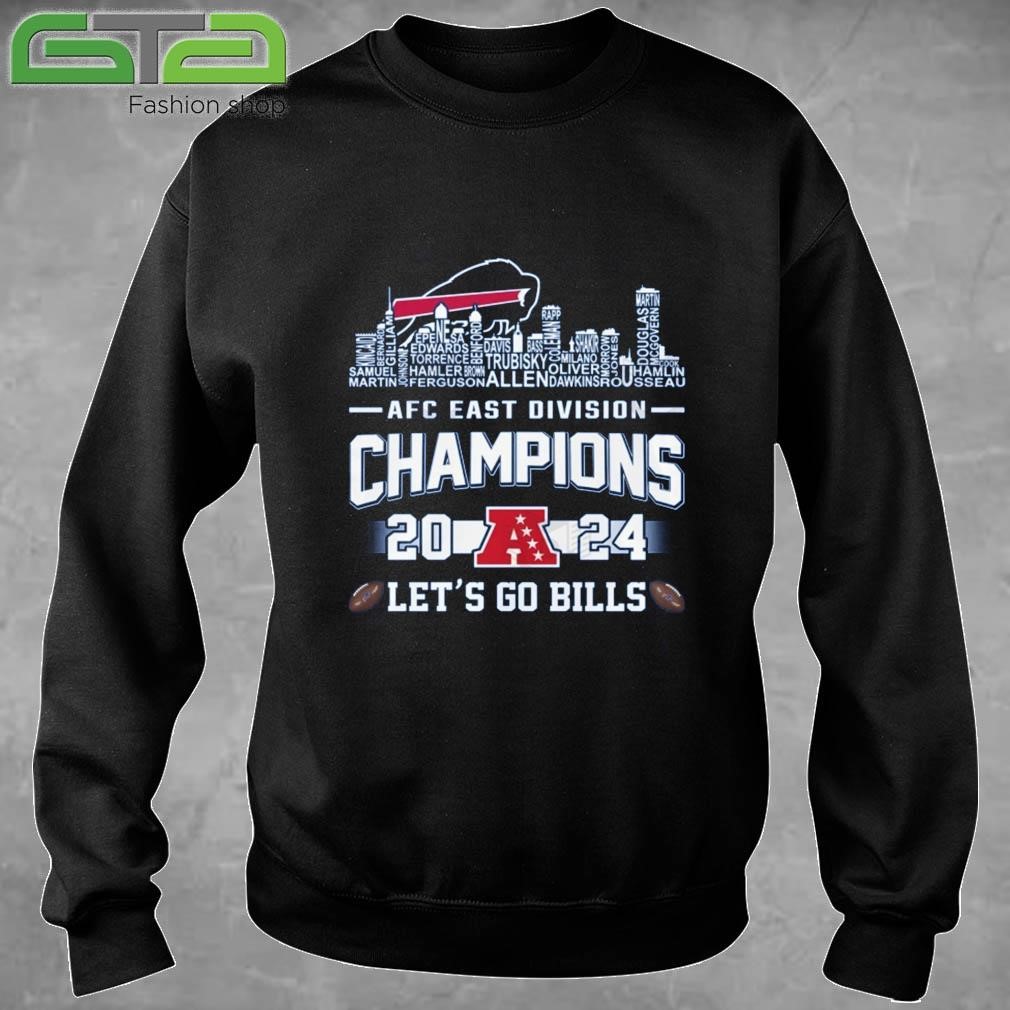 Official AFC East Division Champions 2024 Buffalo Bills Let's Go Bills T-shirt