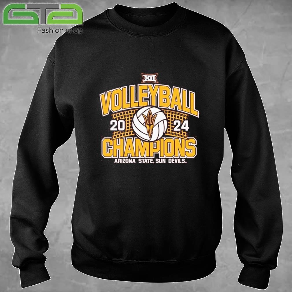 Official Arizona State Sun Devils 2024 Big 12 Volleyball Champions T-shirt