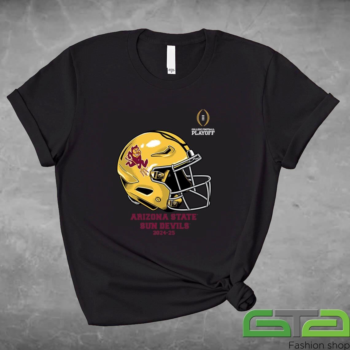 Official Arizona State Sun Devils College Football Playoff 2025 Arizona State Helmet T-shirt