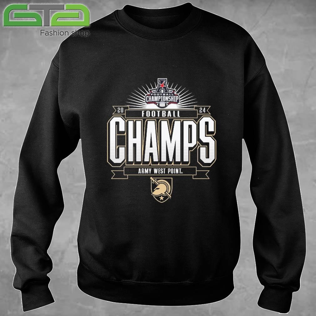 Official Army Black Knights 2024 AAC Football Conference Champions Locker Room T-shirt