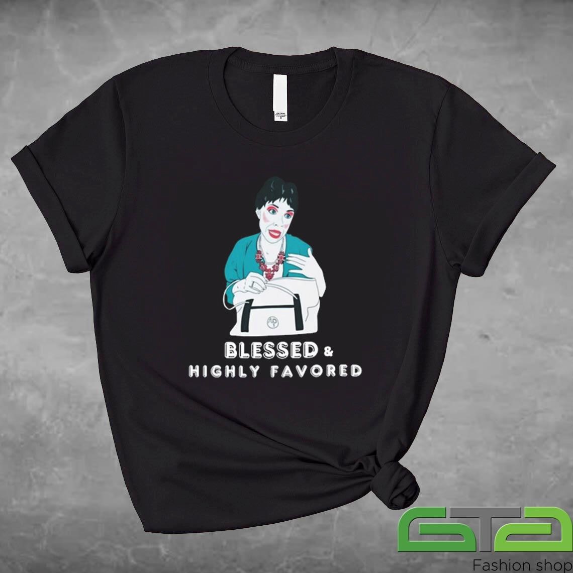 Official Aunt Pam Blessed & Highly Favored T-shirt