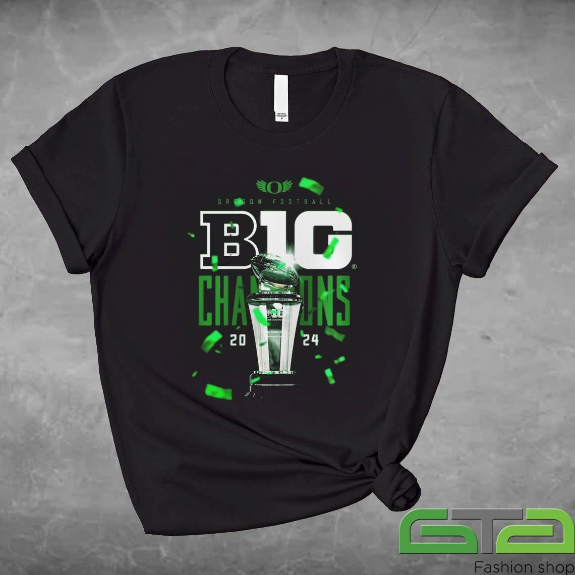 Official Big Ten Football Conference Champions Oregon Ducks 2024 Cup T-shirt