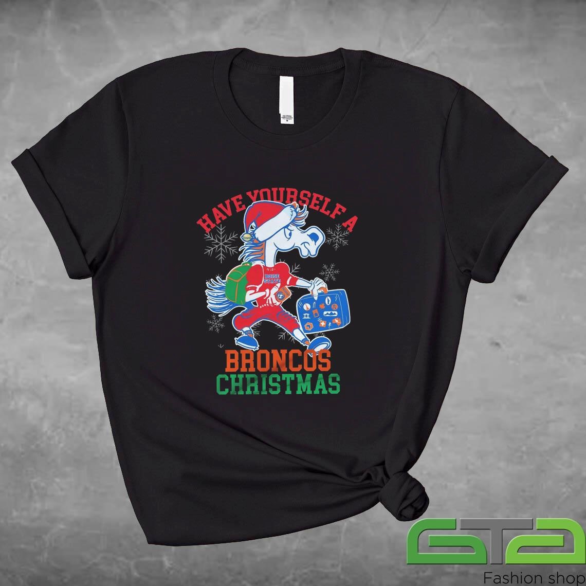 Official Boise State Broncos Have Yourself A Broncos Christmas 2024 T-shirt