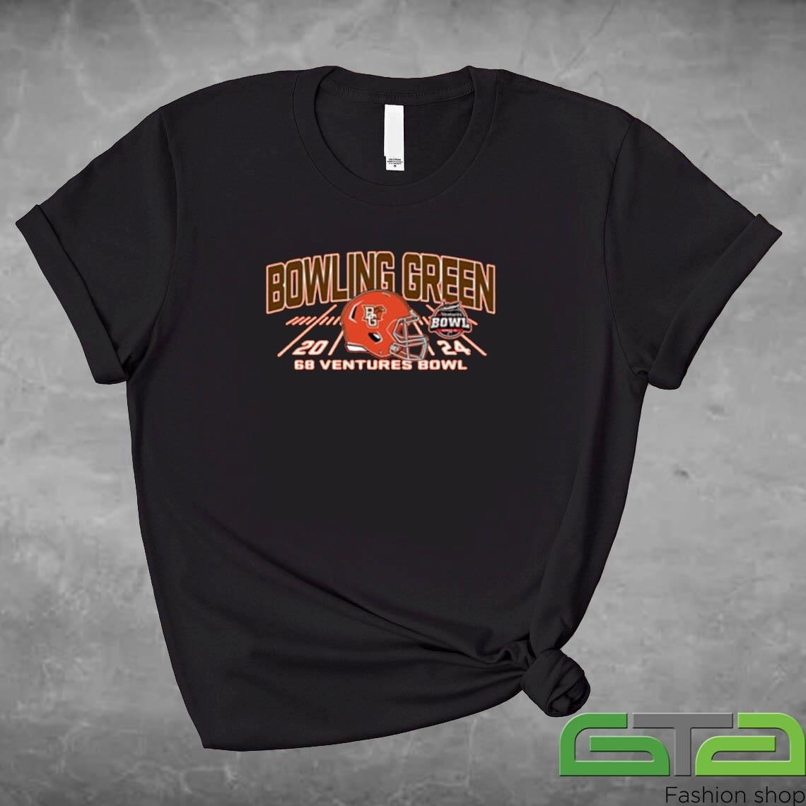 Official Bowling Green Falcons Orange 2024 68 Ventures Bowl T-shirt