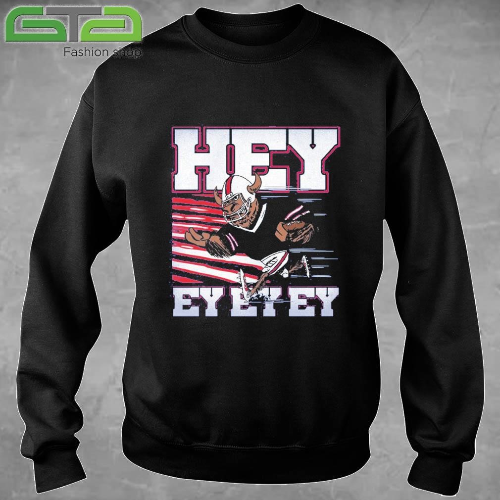 Official Buffalo Mascot HEY EY EY EY T-shirt