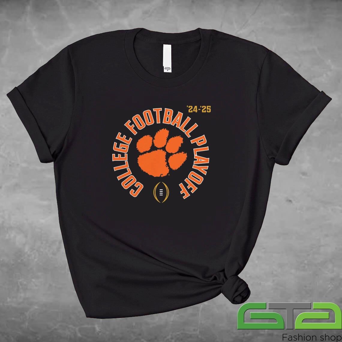 Official Clemson Tigers 2024 College Football Playoff T-shirt