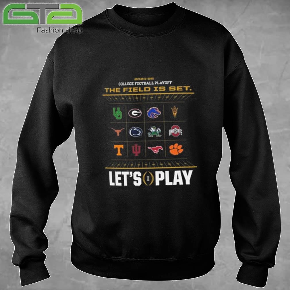 Official College Football 12 Team Playoff Let's Play T-shirt