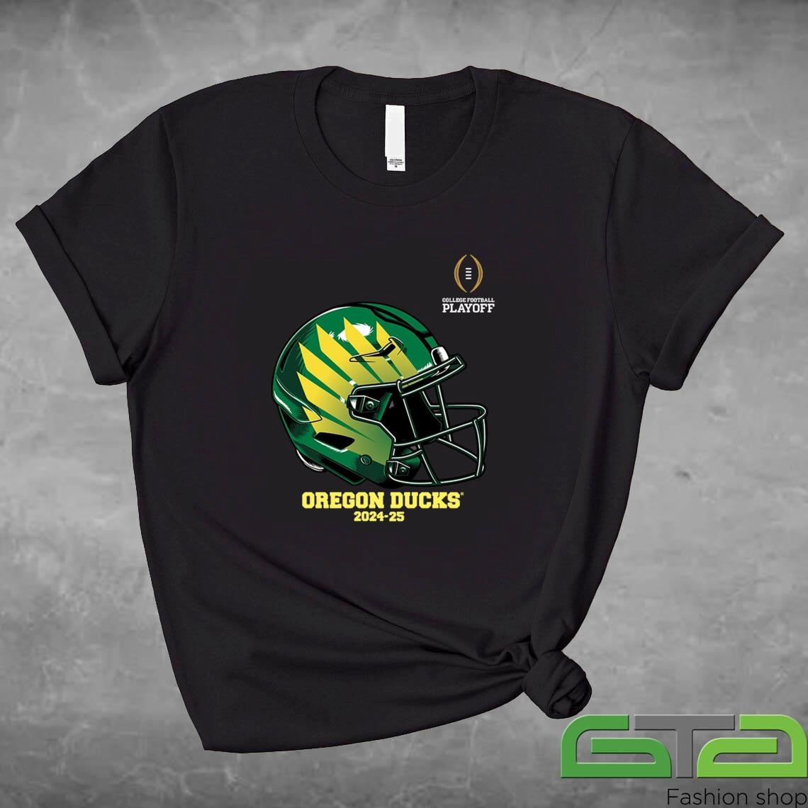 Official College Football Playoff 2025 Oregon Helmet T-shirt