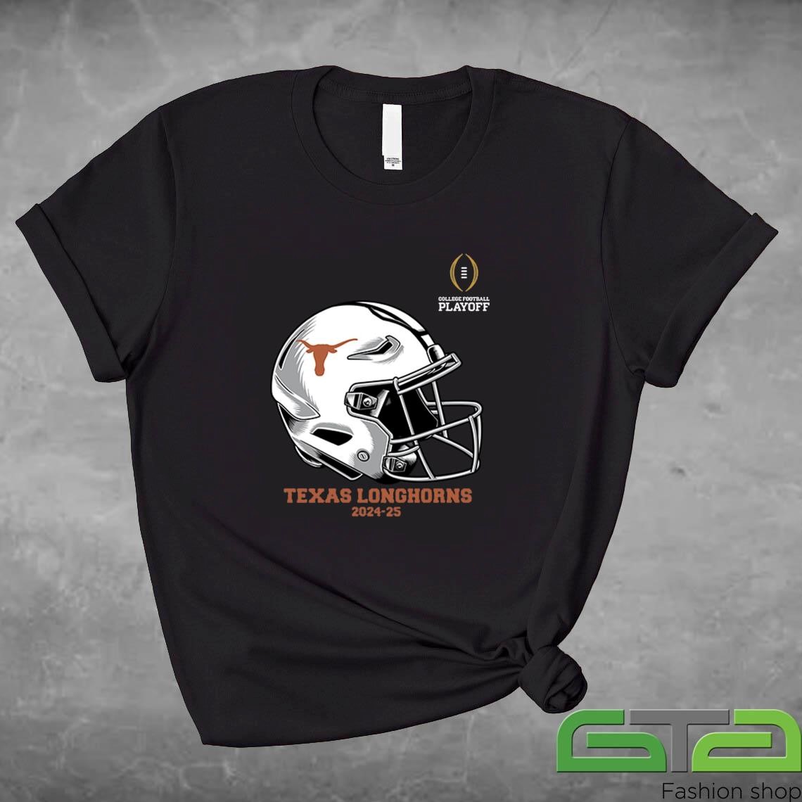 Official College Football Playoff 2025 Texas Helmet T-shirt