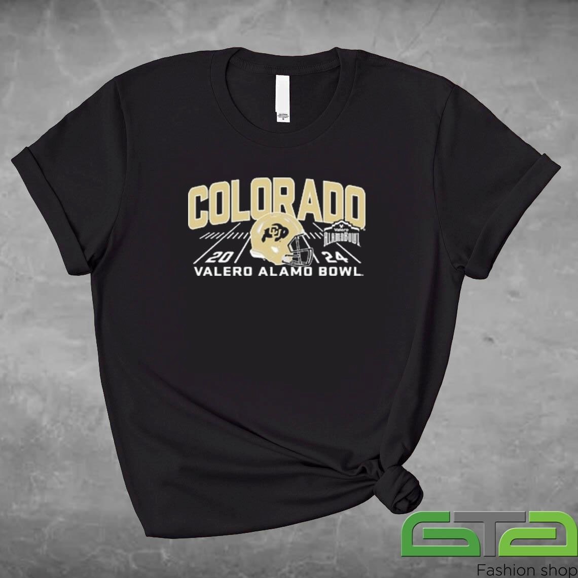 Official Colorado Buffaloes Black 2024 Alamo Bowl Bound T-shirt