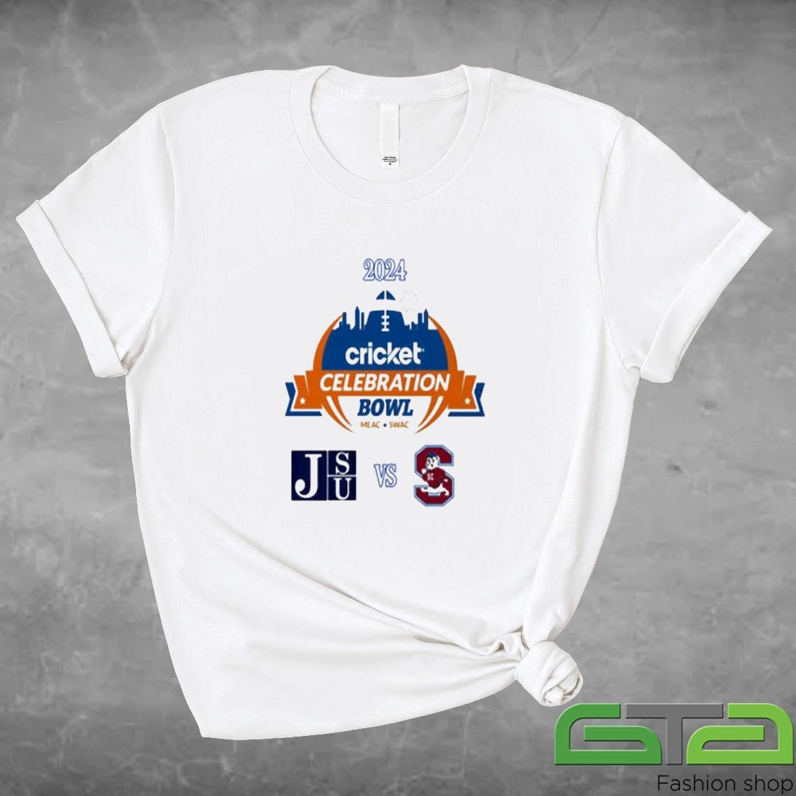 Official Cricket Celebration Bowl Jackson State vs South Carolina State December 14th 2042 NCAA 2024-2025 College Football Bowl Games T-shirt