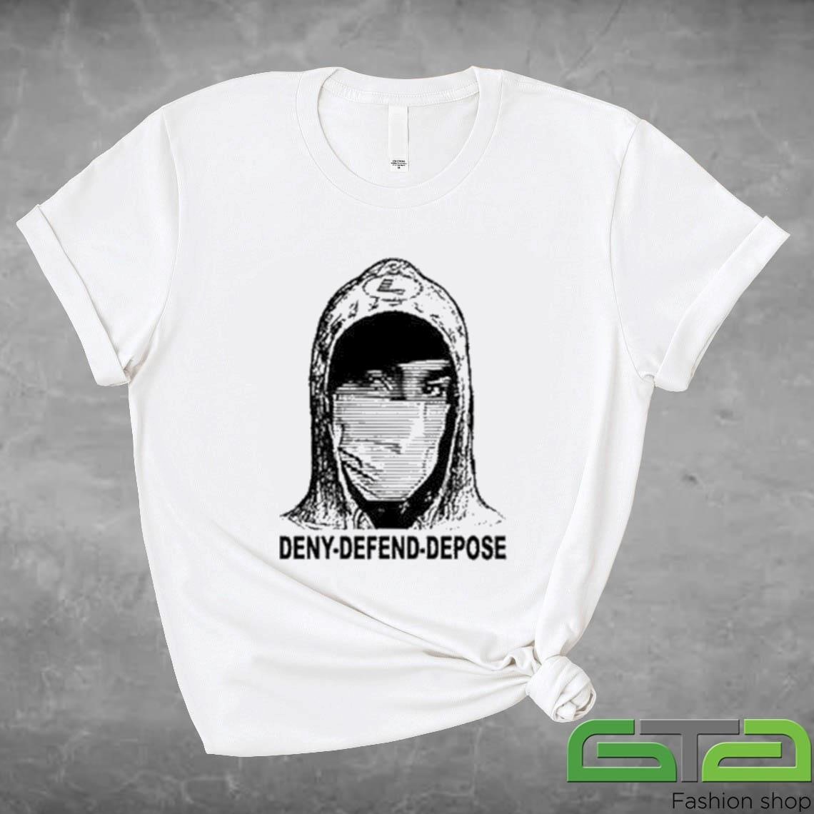 Official Deny Defend Depose The UnaShooter Luigi Mangione T-shirt