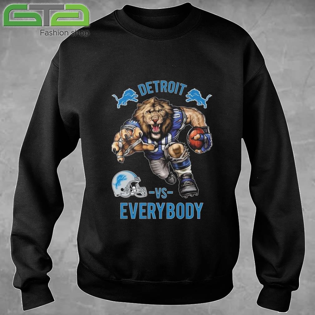 Official Detroit Lions Vs Everybody Mascot 2024 T-shirt