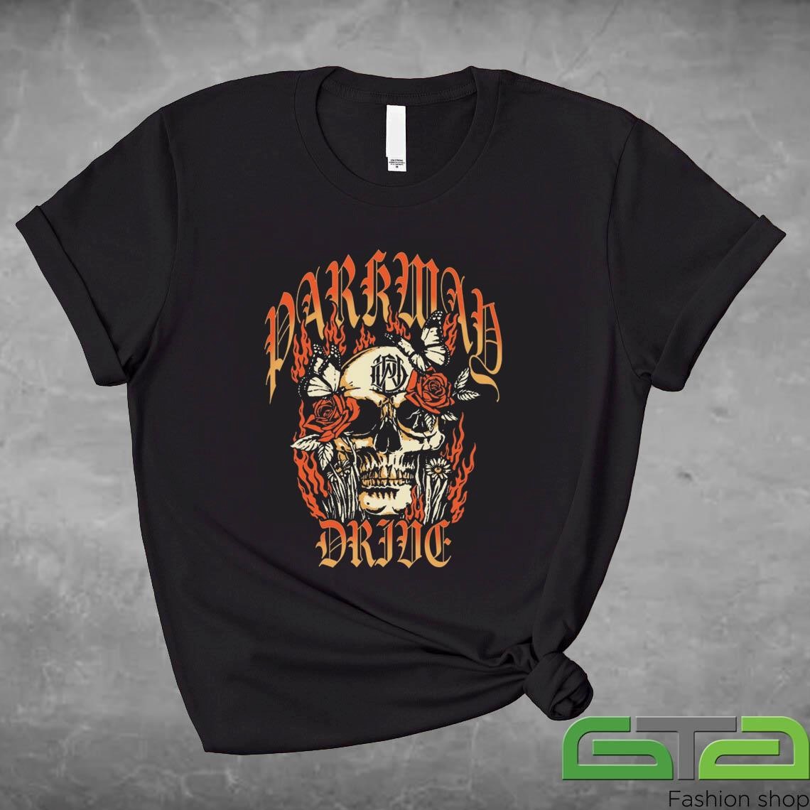 Official Flagship Parkway Drive Skull Roses T-shirt