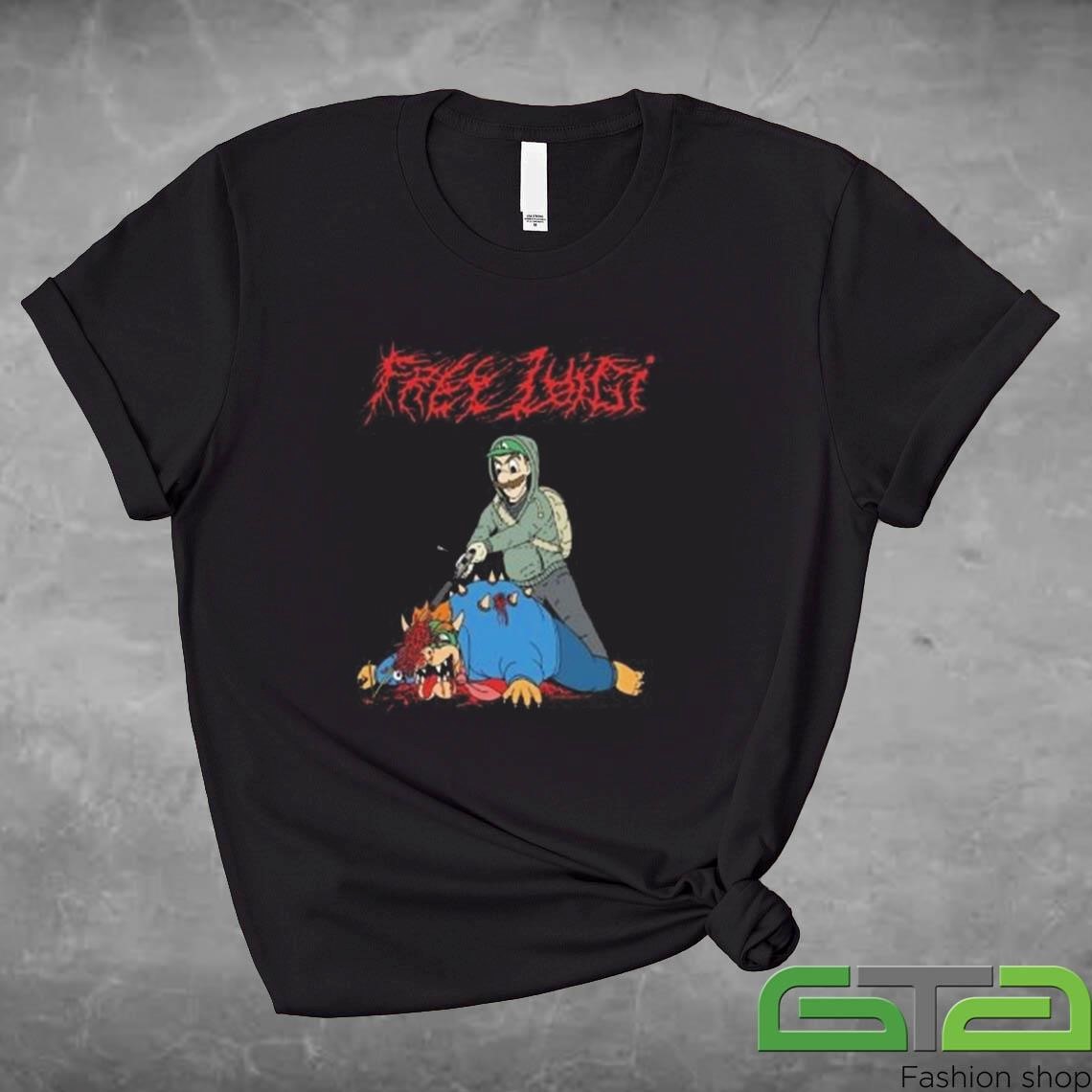 Official Free Luigi Mangione Sanguisugabogg Controversy T-shirt