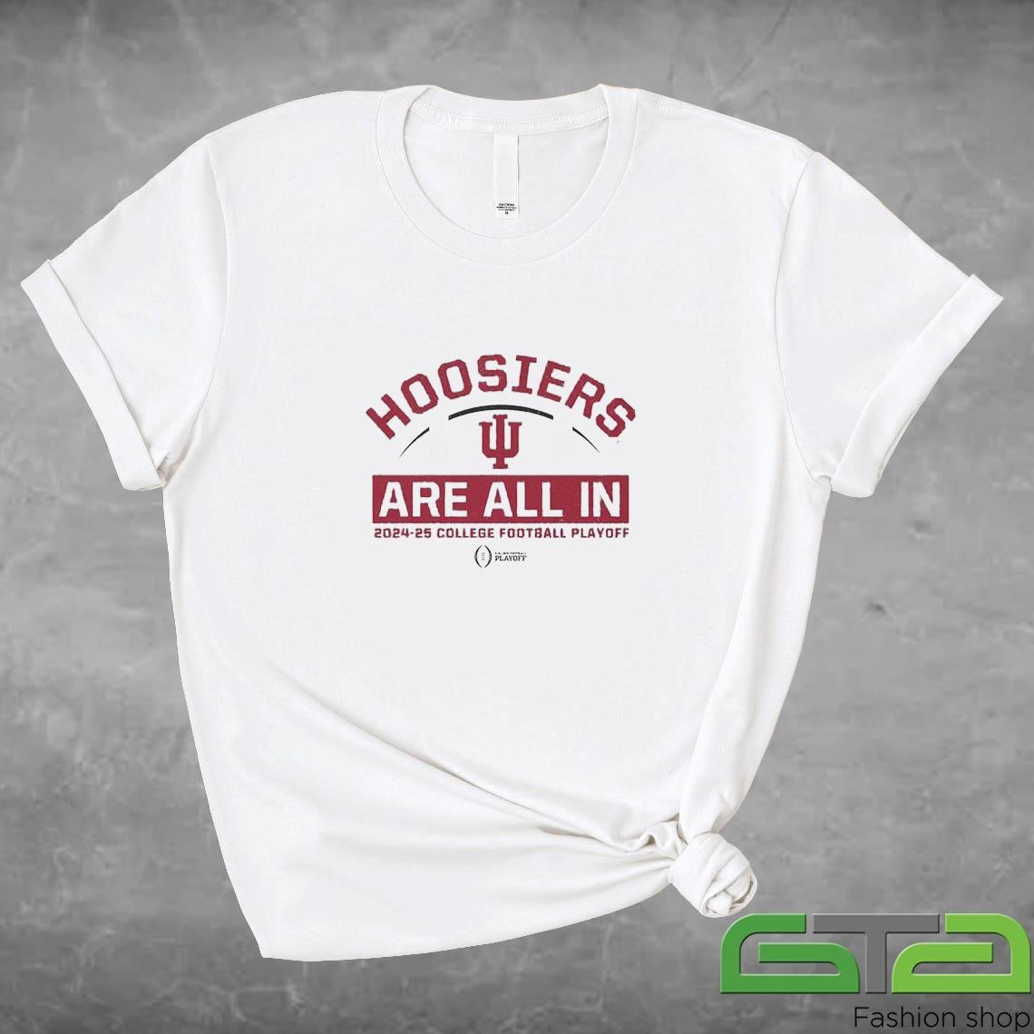 Official Indiana Hoosiers CFP 2024-25 Are All In T-shirt