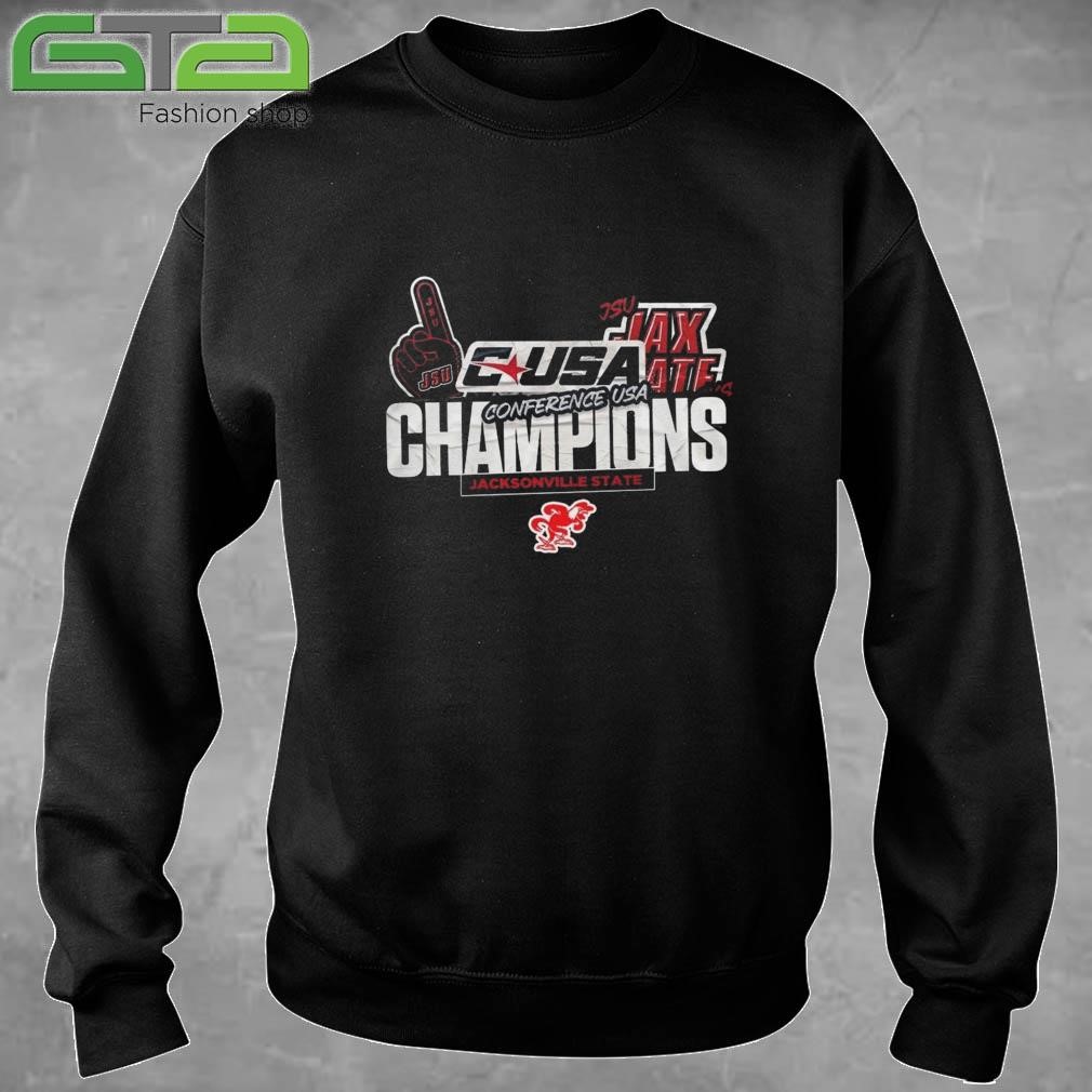 Official Jacksonville State Gamecocks 2024 C-USA Football Conference Champions JSU Jax State T-shirt