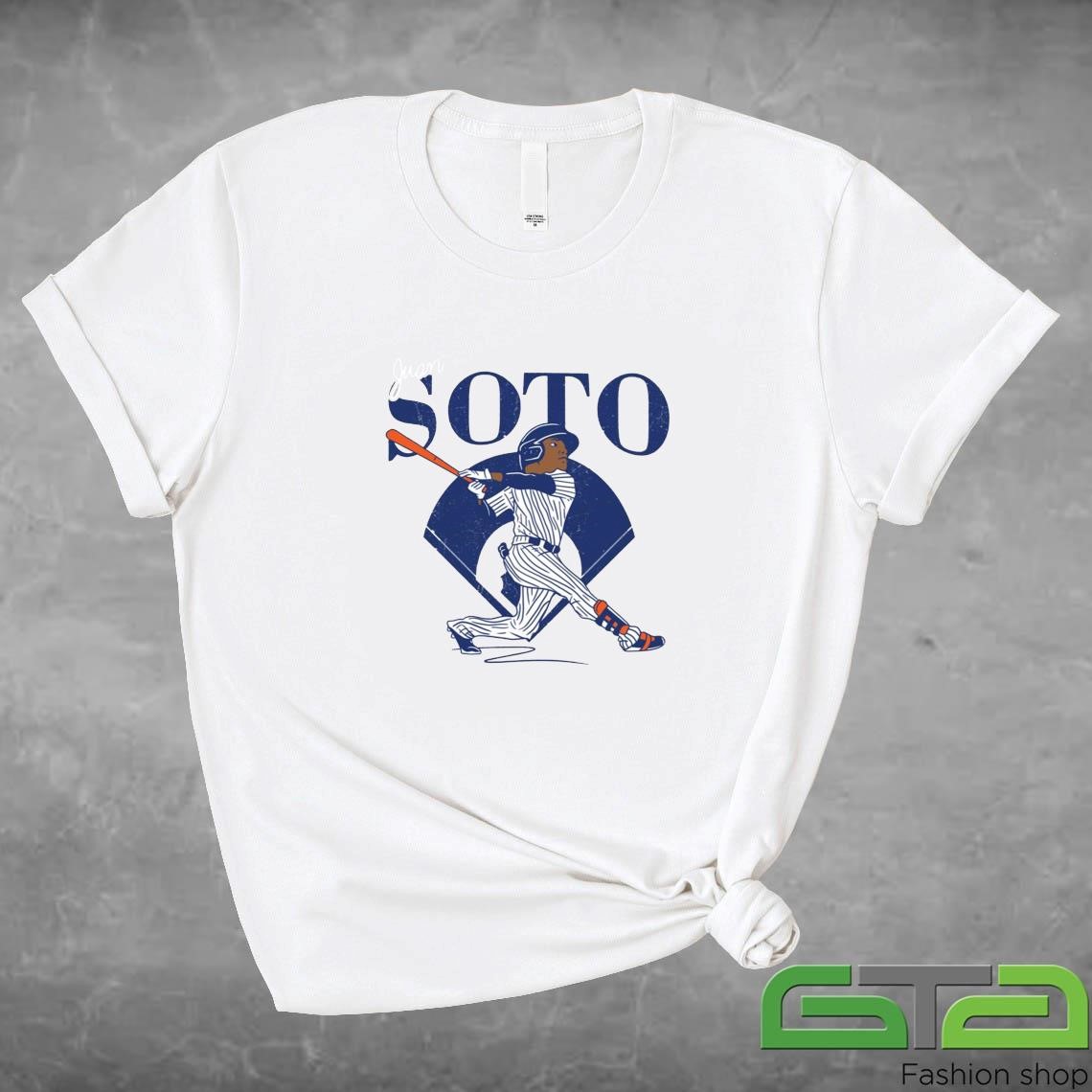 Official Juan Soto Queens Diamond Caricature T-shirt