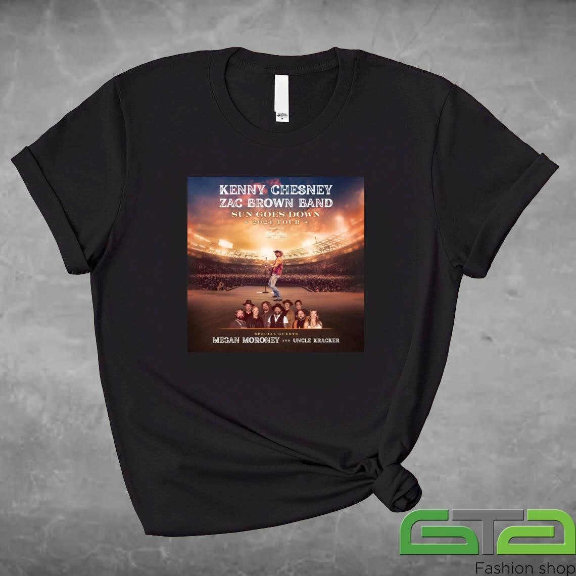 Official Kenny Chesney Joined By Kelsea Ballerini At Sun Goes Down Tour Stop T-shirt