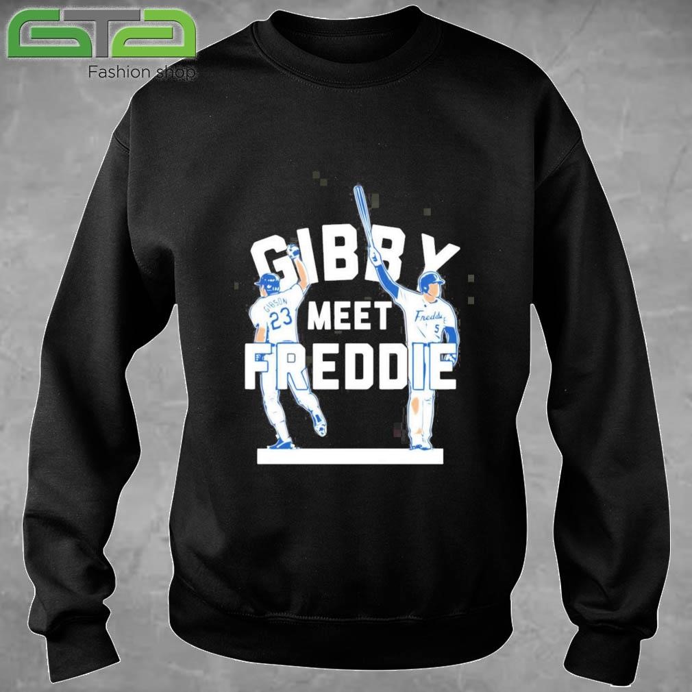 Official Kirk Gibson Freddie Freeman Gibby Meet Freddie T-shirt