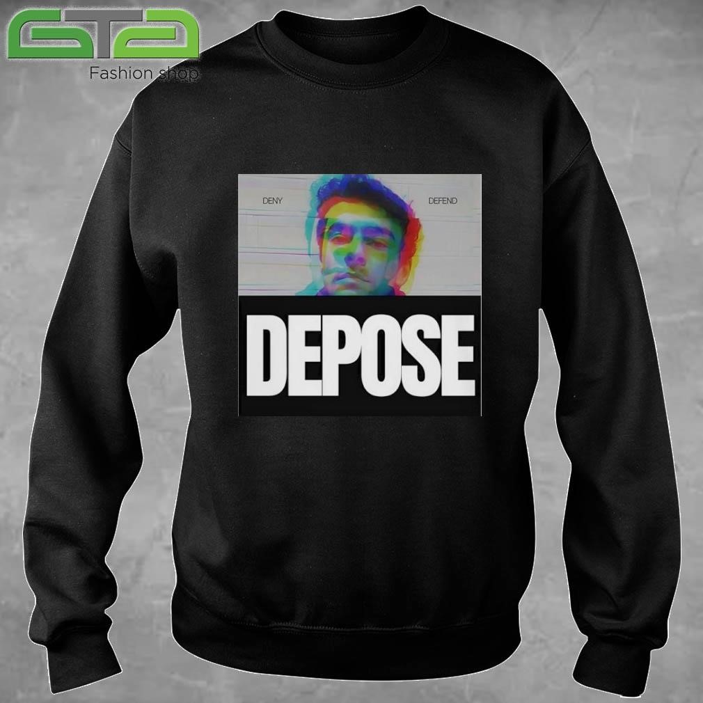 Official Luigi Mangione Deny Defend Depose T-shirt