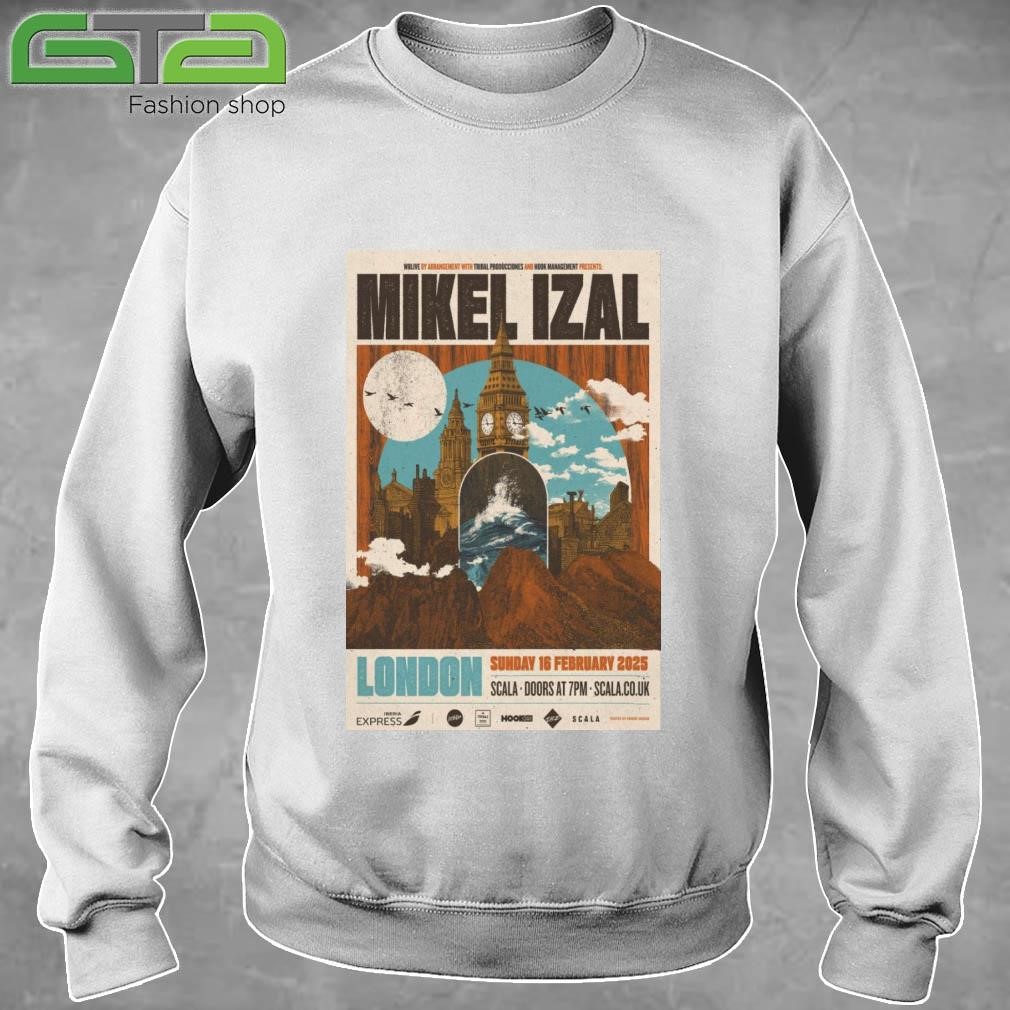 Official Mikel Izal February 16 2025 London UK T-shirt