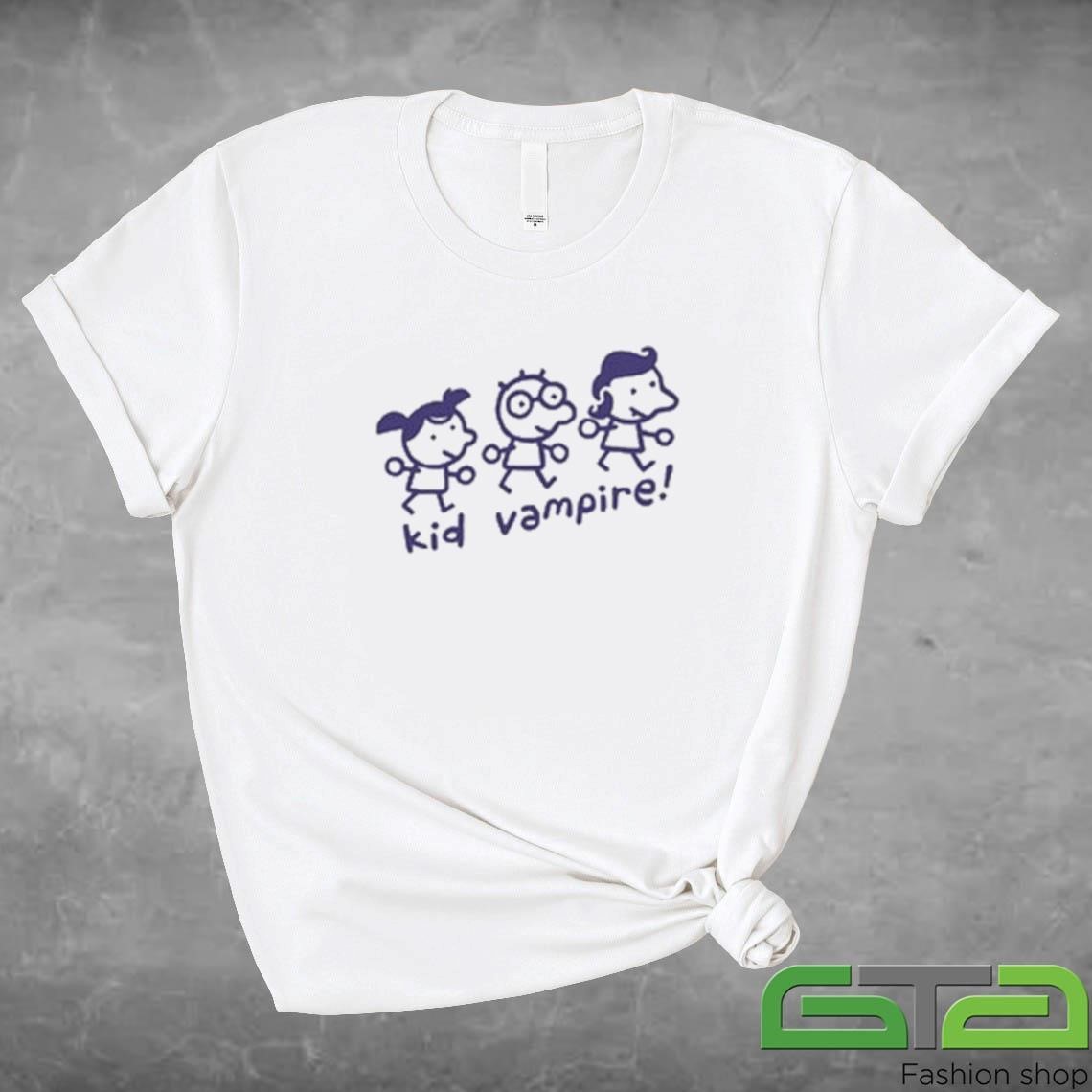 Official Mummyjoe Kid Vampire Purple T-shirt