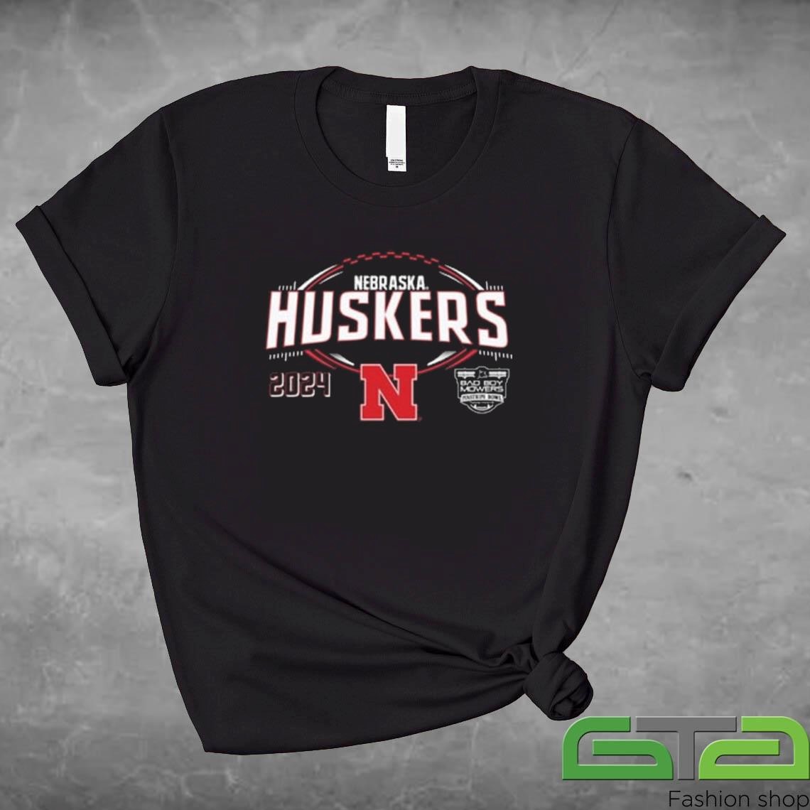 Official Nebraska Cornhuskers 2024 Pinstripe Bowl T-shirt