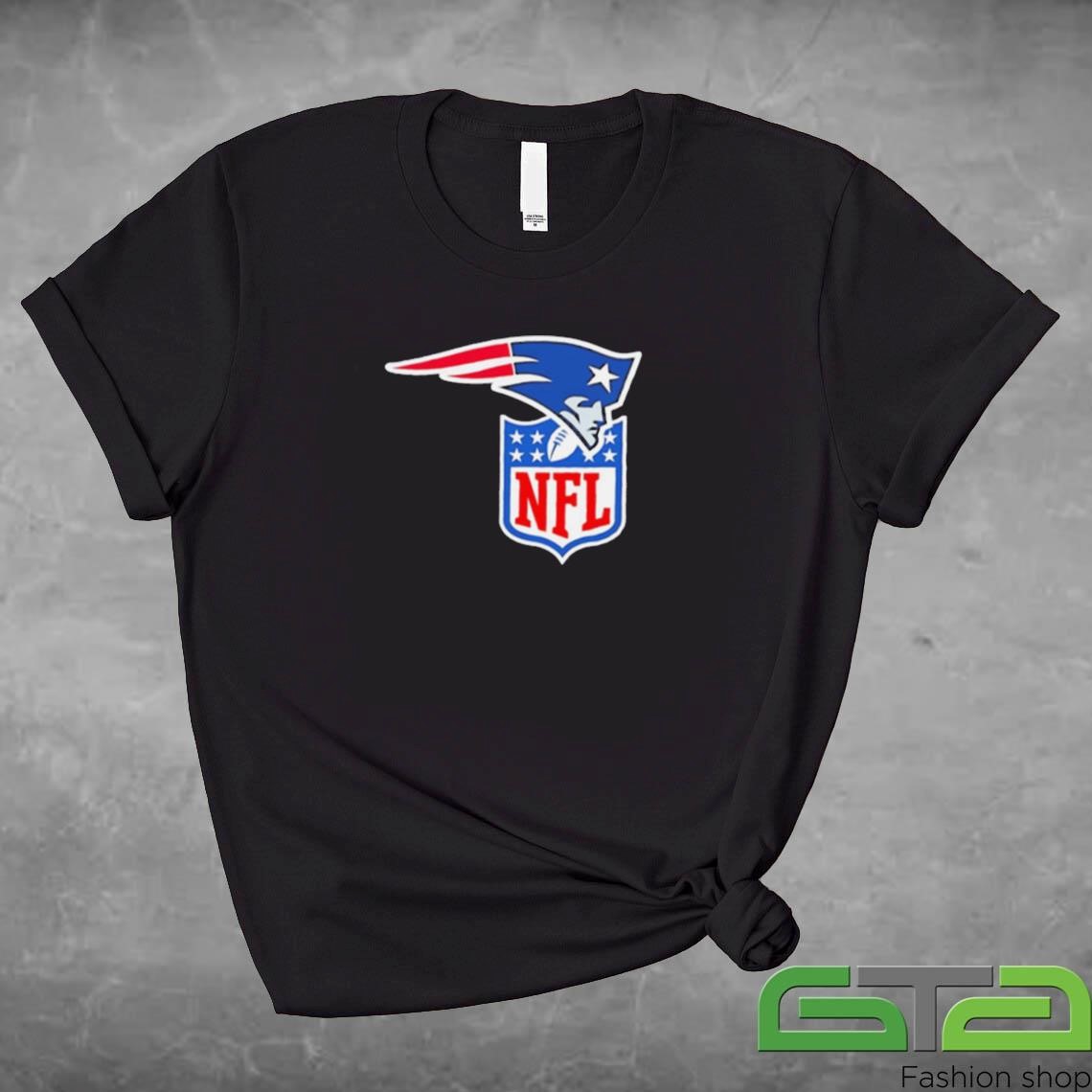 Official New England Patriots X NFL Logo T-shirt