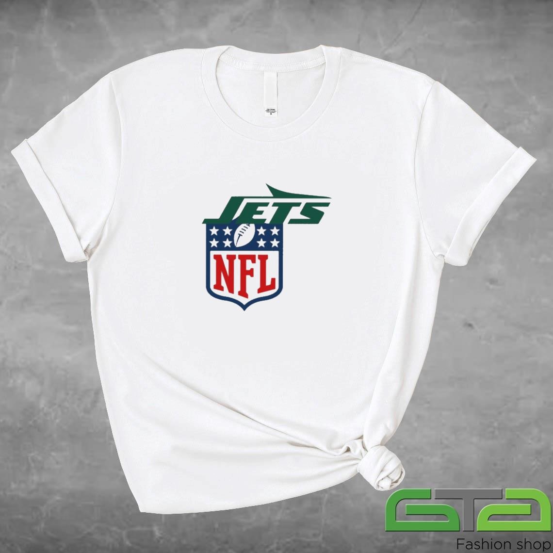 Official New York Jets X NFL Logo T-shirt