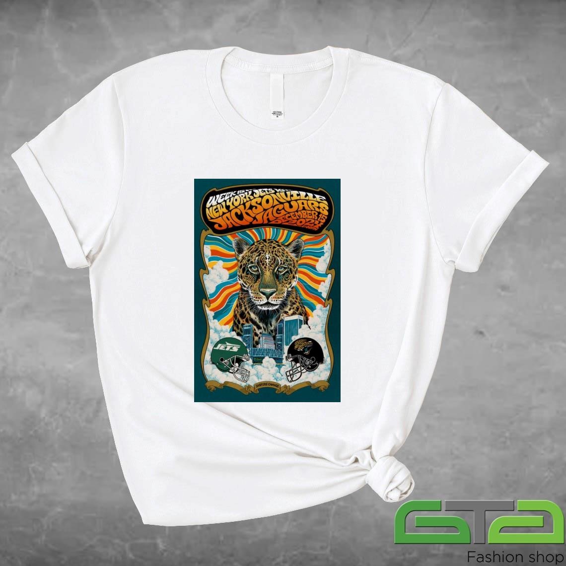 Official New York Jets vs Jacksonville Jaguars Dec 15 2024 T-shirt