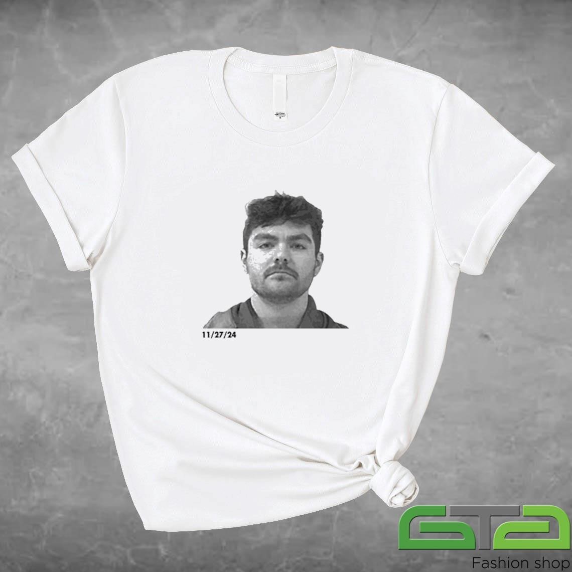 Official Nick Fuentes Mugshot 11 27 24 T-shirt