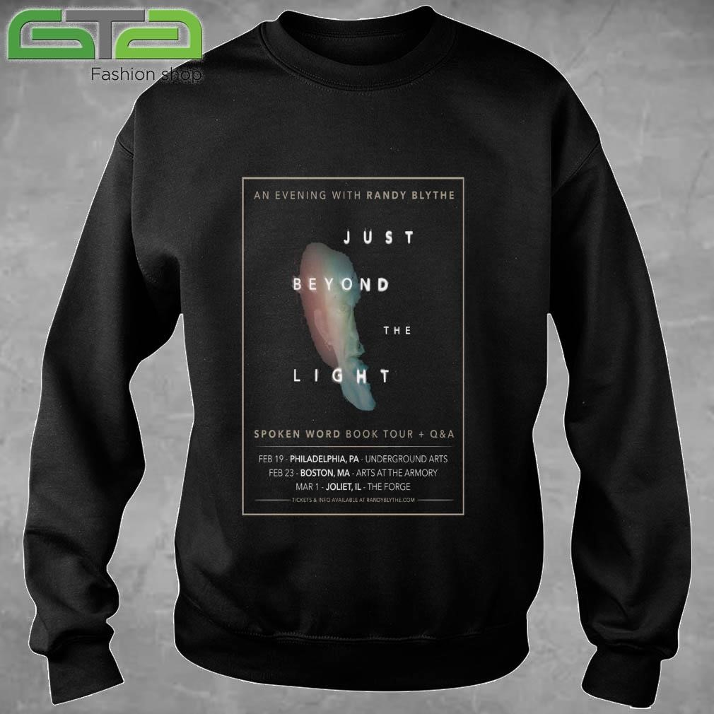 Official Randy Blythe Just Beyond The Light Spoken Word Book Tour + Q & A Events T-shirt