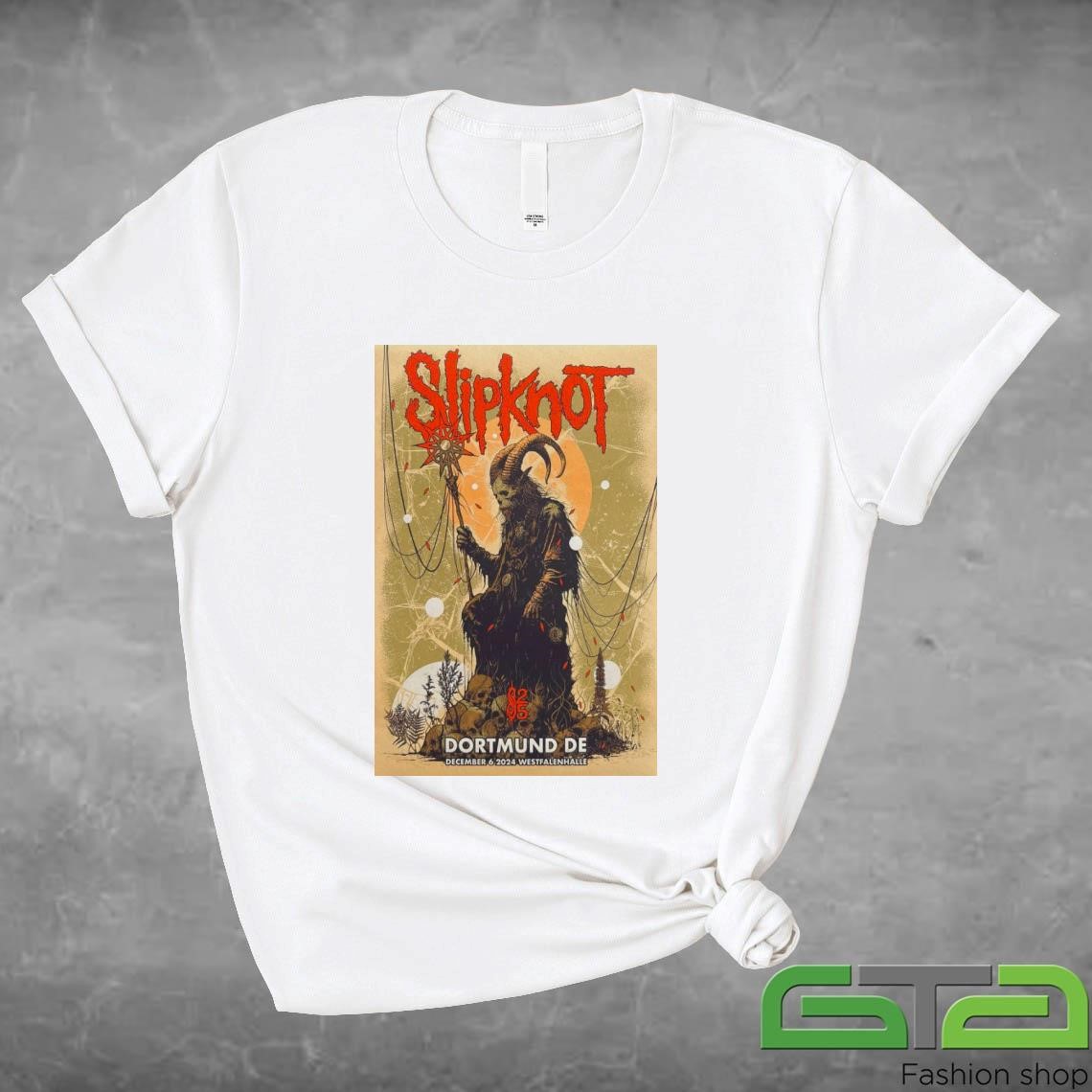 Official Slipknot December 6 2024 Dortmund Germany T-shirt