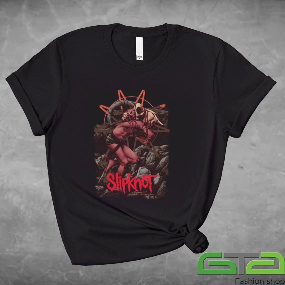 Official Slipknot Schleyer-Halle Stuttgart, Germany December 8 2024 Tour T-shirt