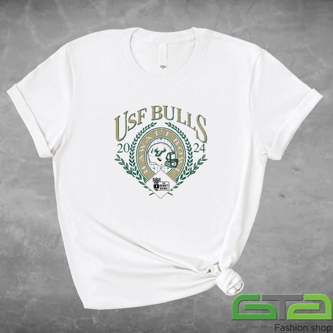 Official South Florida Bulls 2024 Hawaii Bowl T-shirt