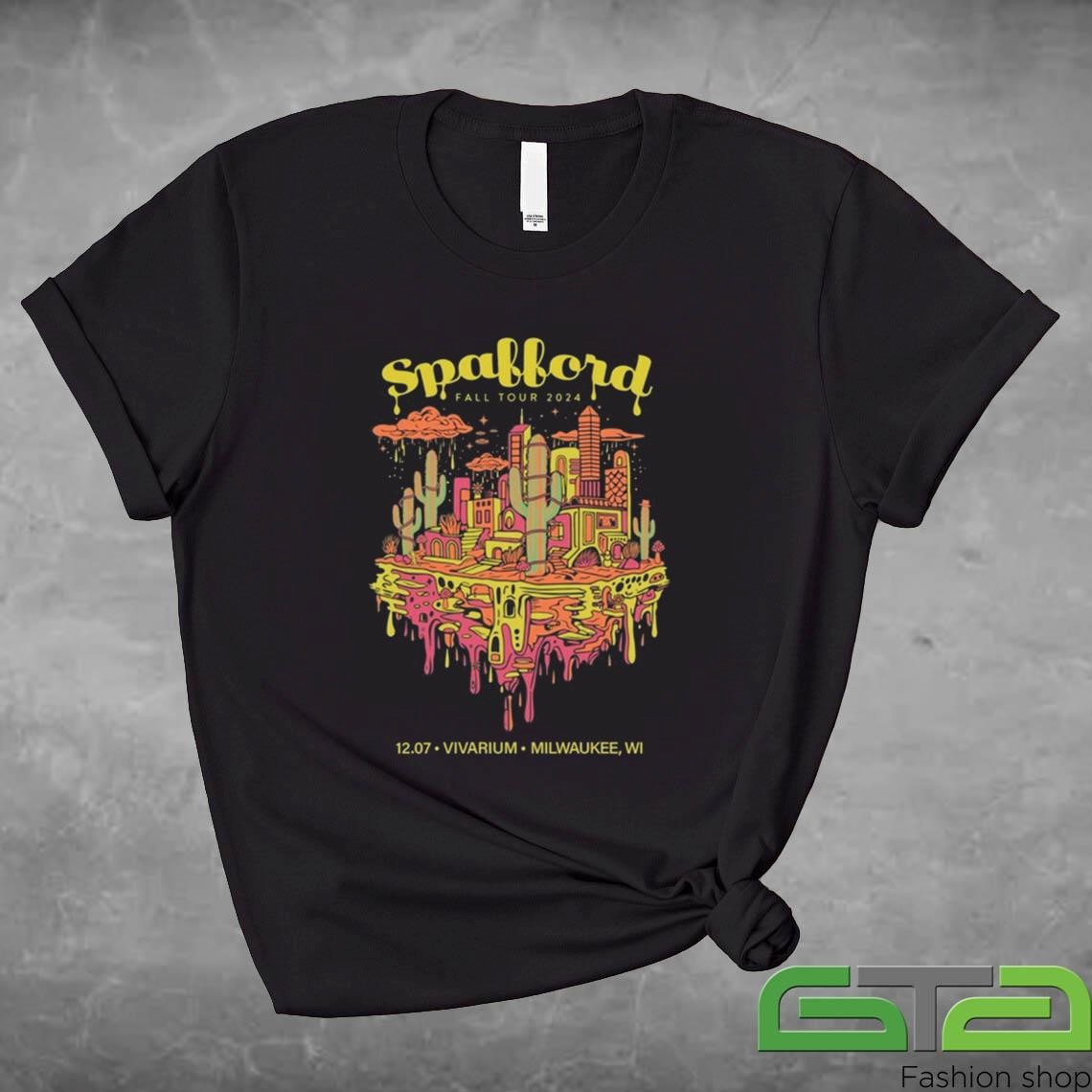 Official Spafford December 7, 2024 Vivarium, Milwaukee Wisconsin T-shirt