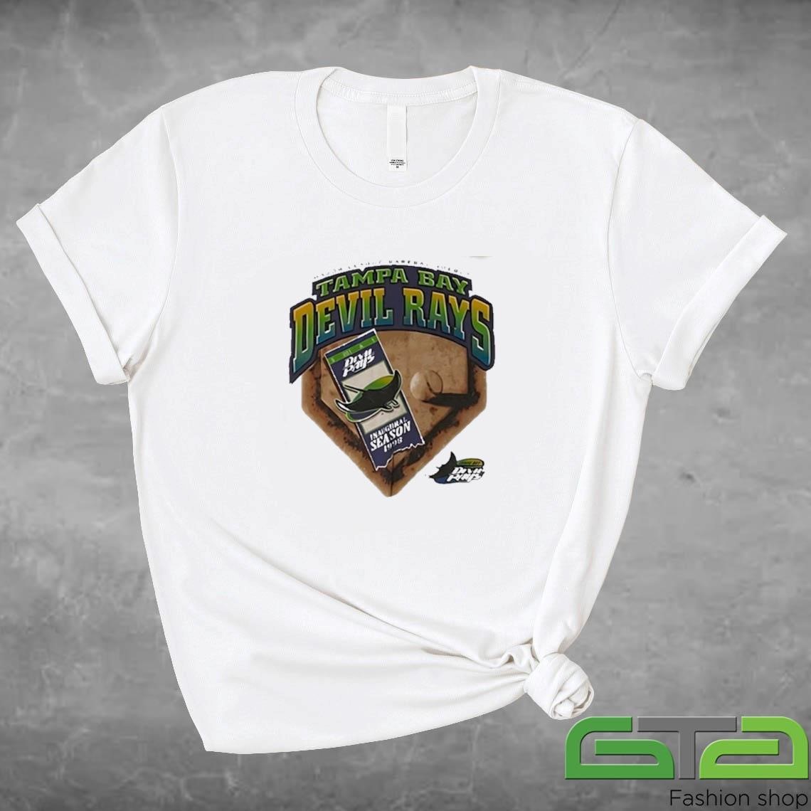 Official Tampa Bay Devil Rays Major League Baseball Debut T-shirt