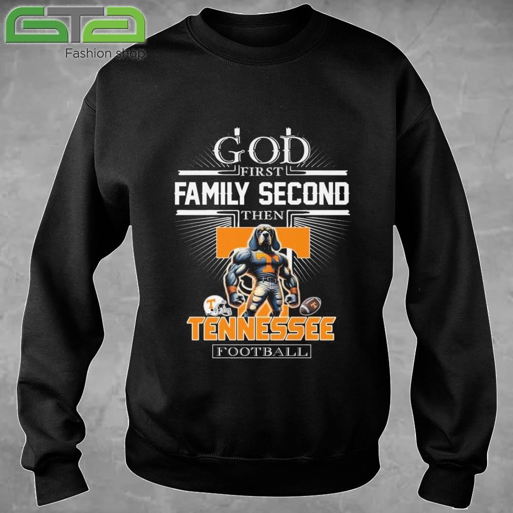 Official Tennessee Volunteers God First Family Then Tennessee Football 2024 T-shirt