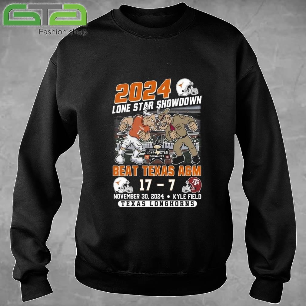 Official Texas Longhorns Beat Texas A&M Lone Star Showdown Champions 2024 T-shirt