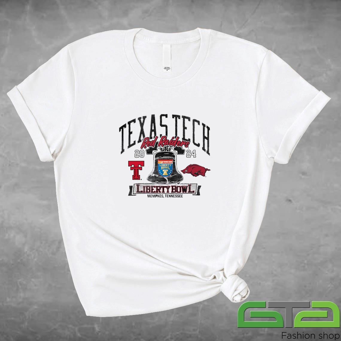 Official Texas Tech 2024 Liberty Bowl Liberty Bell T-shirt