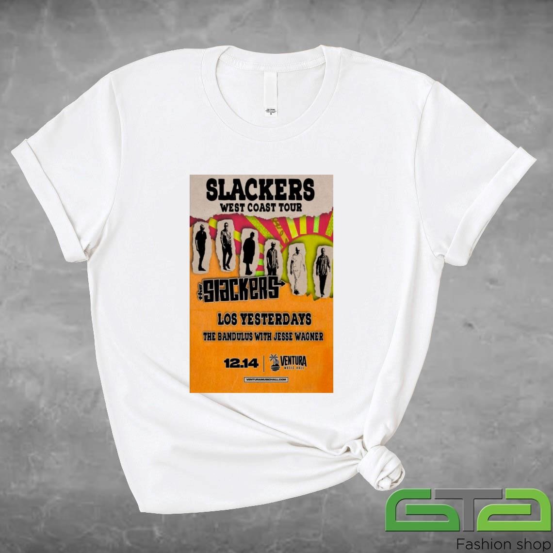 Official The Slackers At Ventura Music Hall On Dec 14 2024 Tour T-shirt