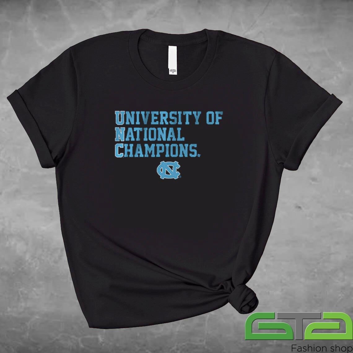 Official Unc Tar Heels University Of National Champions T-shirt