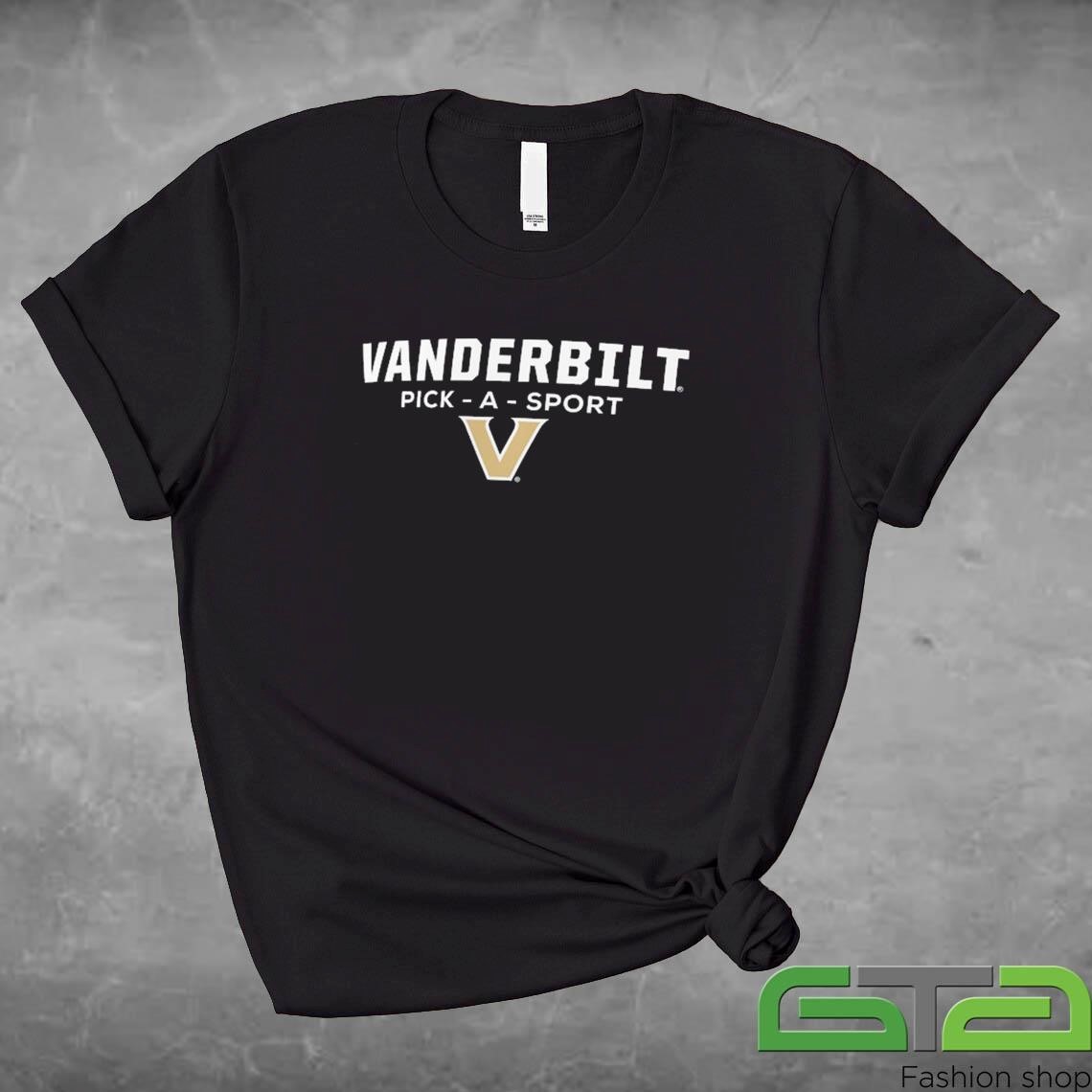 Official Vanderbilt Commodores Authentic Pick-A-Sport T-shirt