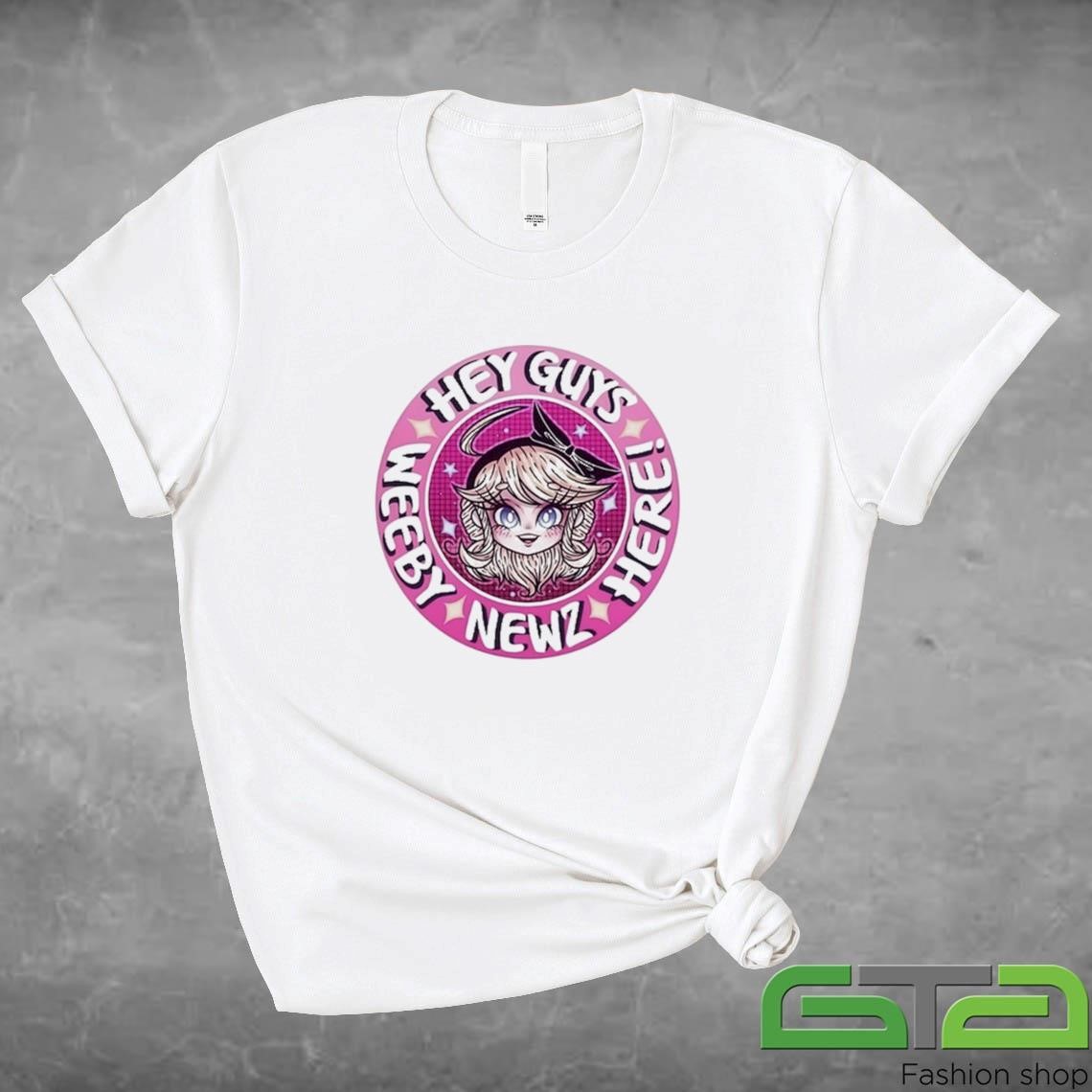 Official Weeby Newz Hey Guys Chibi Weeby T-shirt