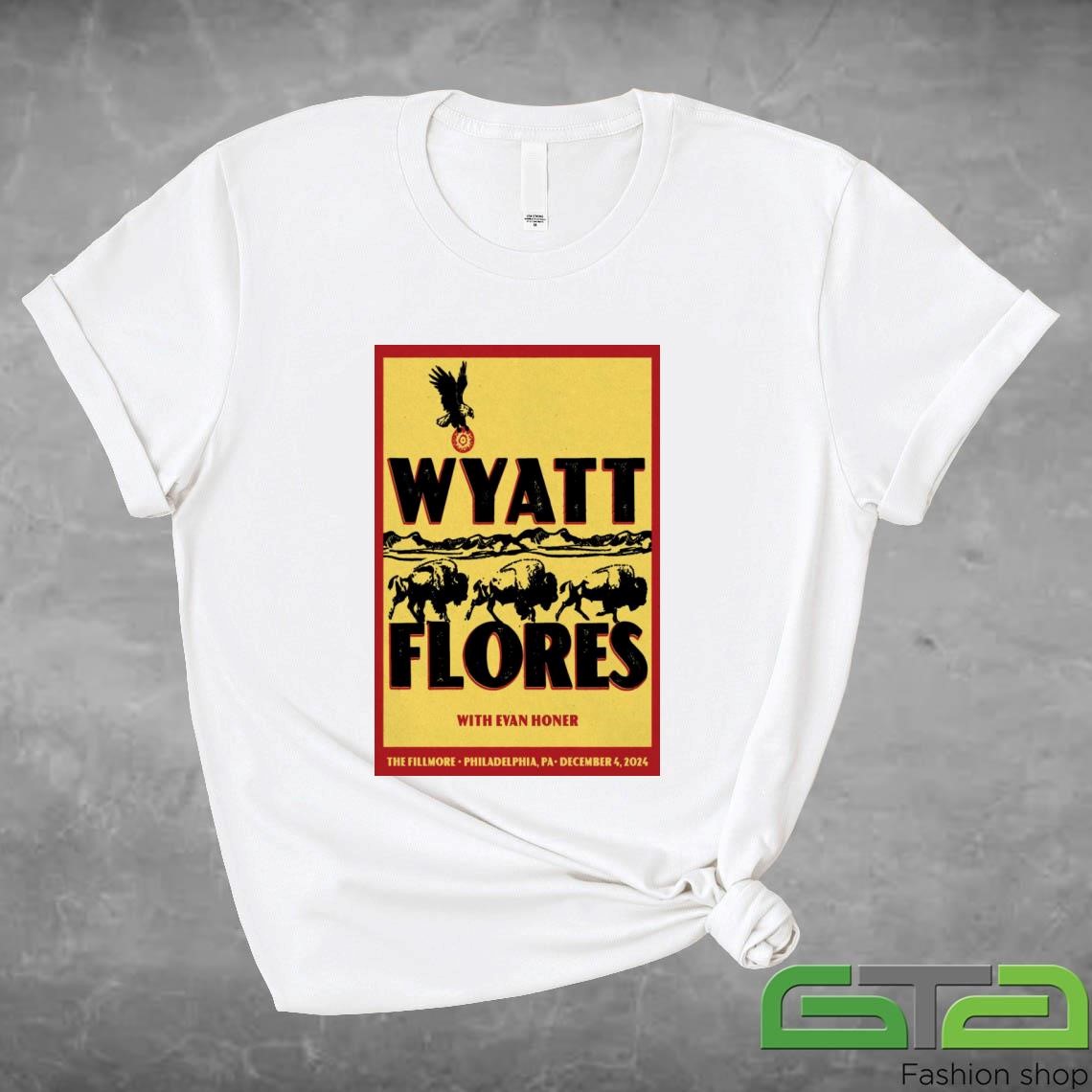 Official Wyatt Flores Dec 4, 2024 Philadelphia, PA T-shirt