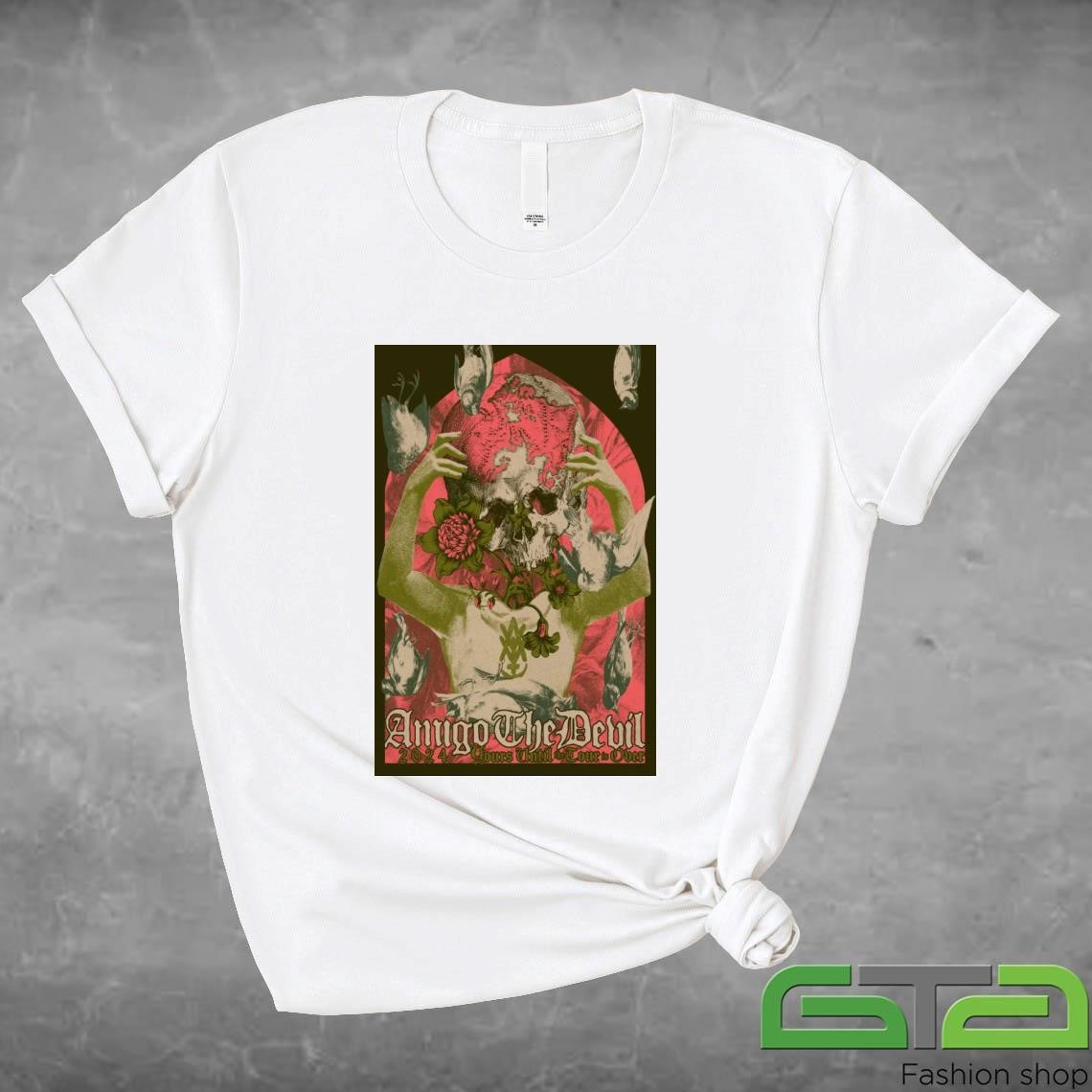 Official Yours Until The Tour Is Over Tour 2024 Amigo The Devil T-shirt