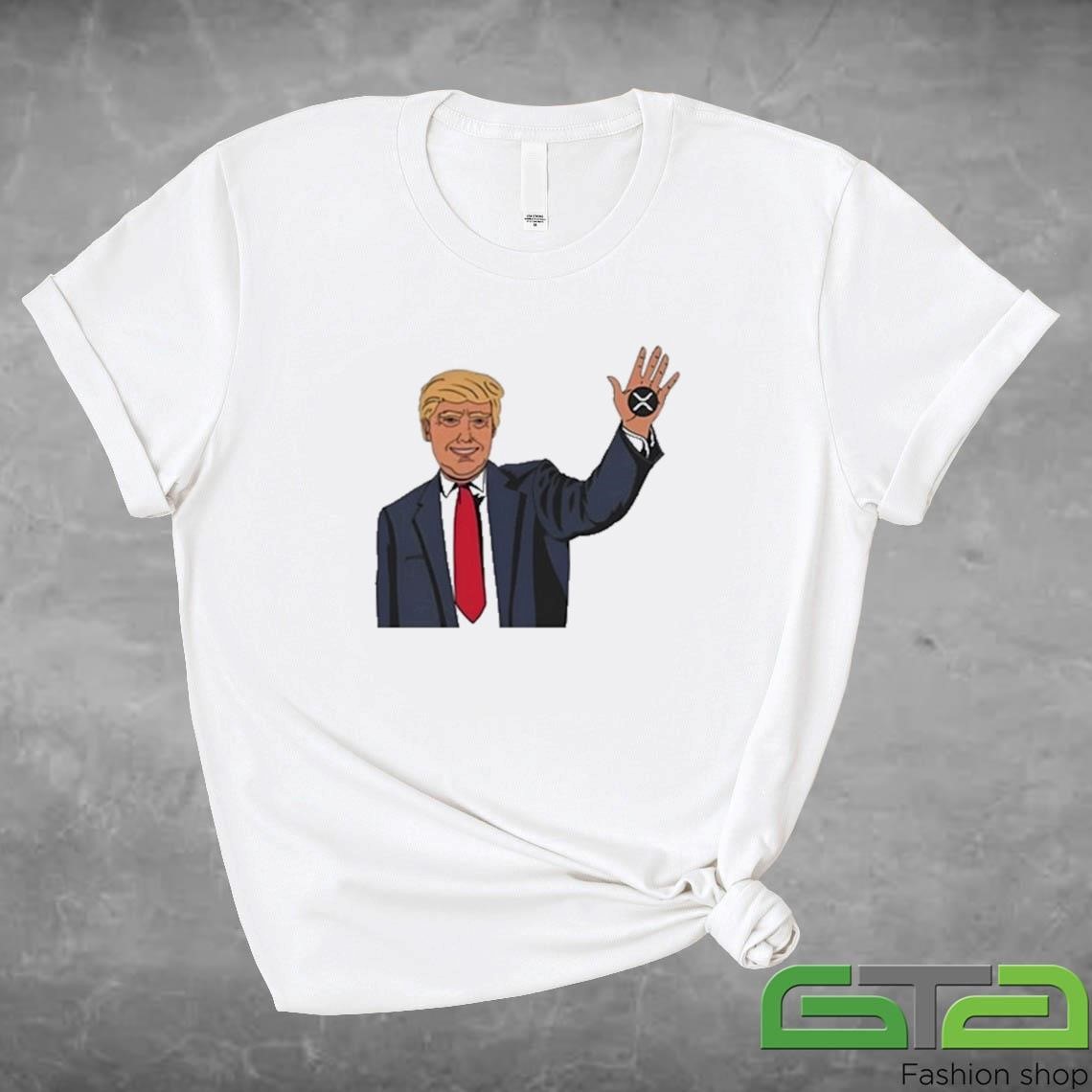 Official Zach Rector Wearing Trump Xrp T-shirt